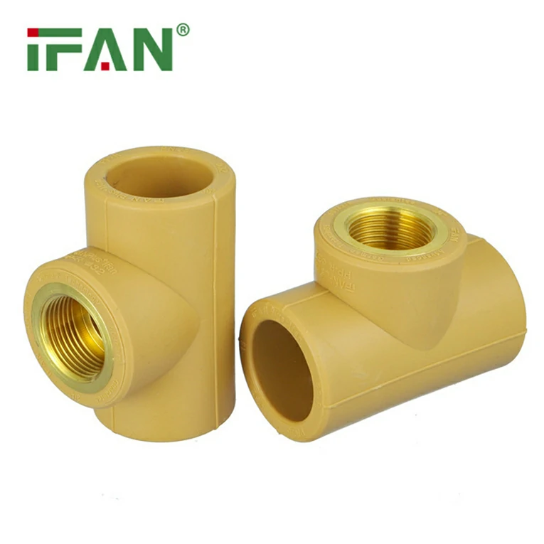 Raccord PPR de couleur jaune